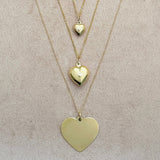 Petite Puffy Heart Necklace