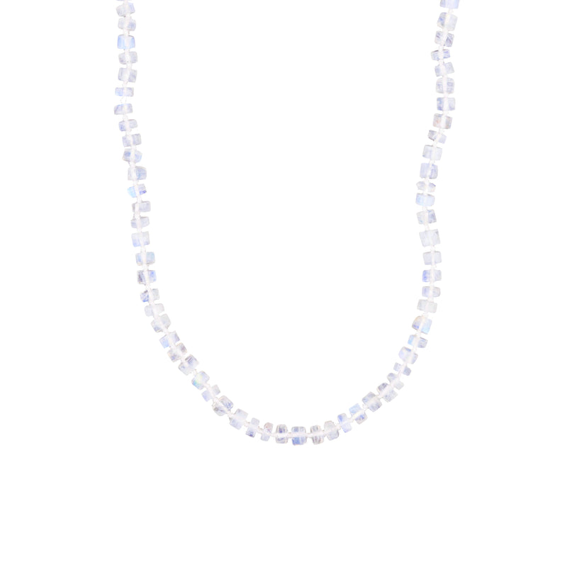 moonstone beaded necklace