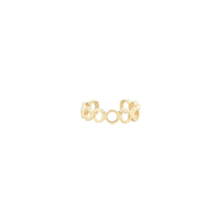 Circle Cuff Earring by Becket & Quill, handmade in Los Angeles