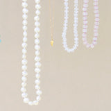 moonstone beaded necklace