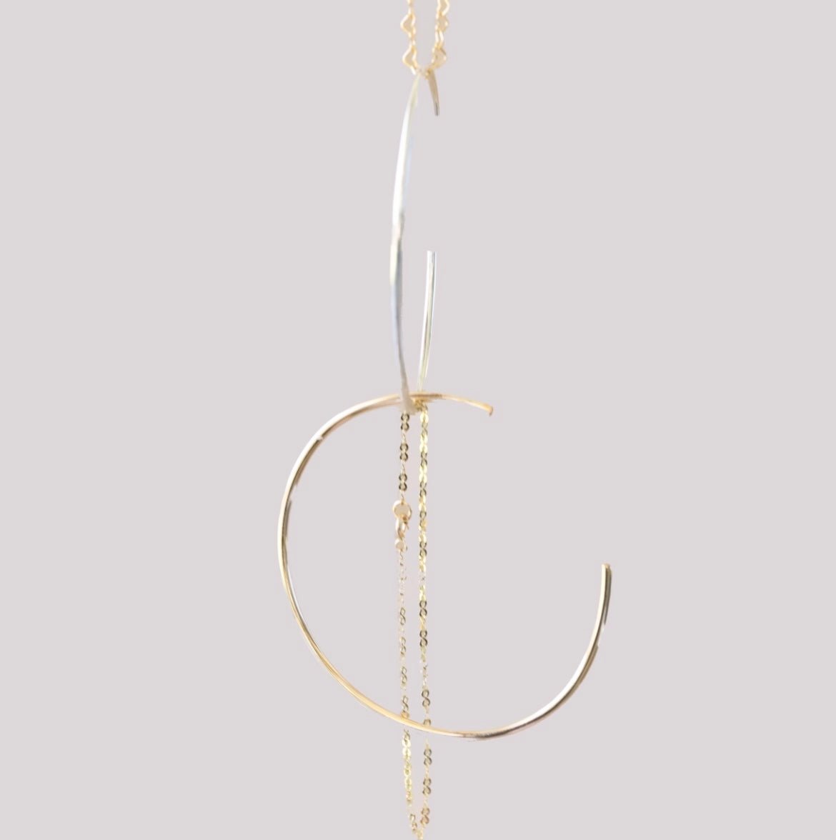 Cuff Bracelet by Becket & Quill, handmade in Los Angeles - styled on model