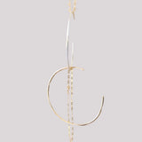 Cuff Bracelet by Becket & Quill, handmade in Los Angeles - styled on model