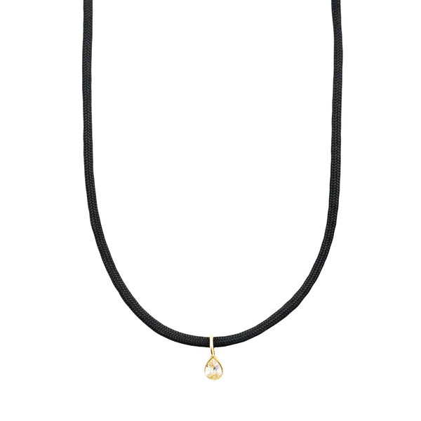 paracord teardrop necklace