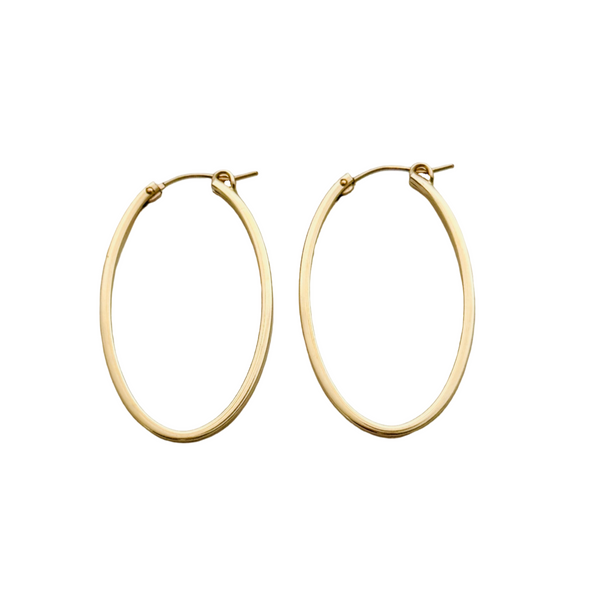 Big Oval Hoops