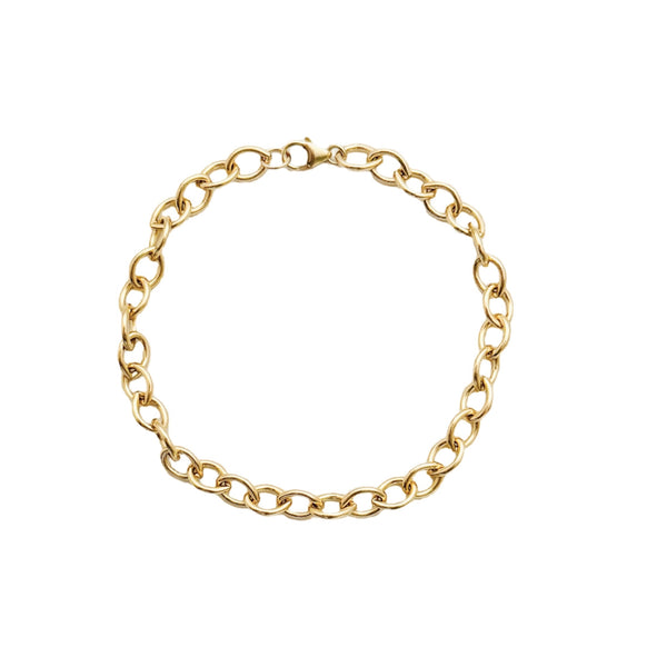 Oval link bracelet