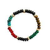 Chunky multi-stone bracelet