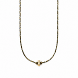 paracord rondelle bead choker - camo