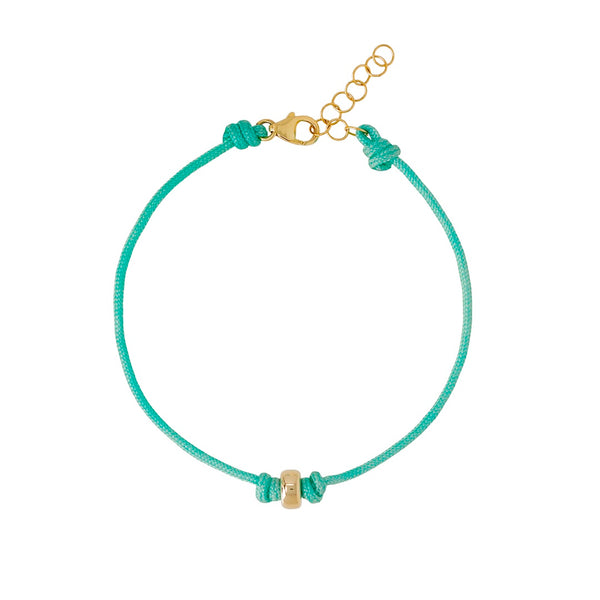 turquoise cord bracelet