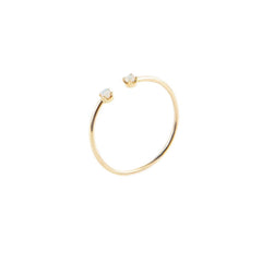 Opal Duo Ring by Becket & Quill, handmade in Los Angeles