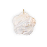 Mother of pearl flower charm