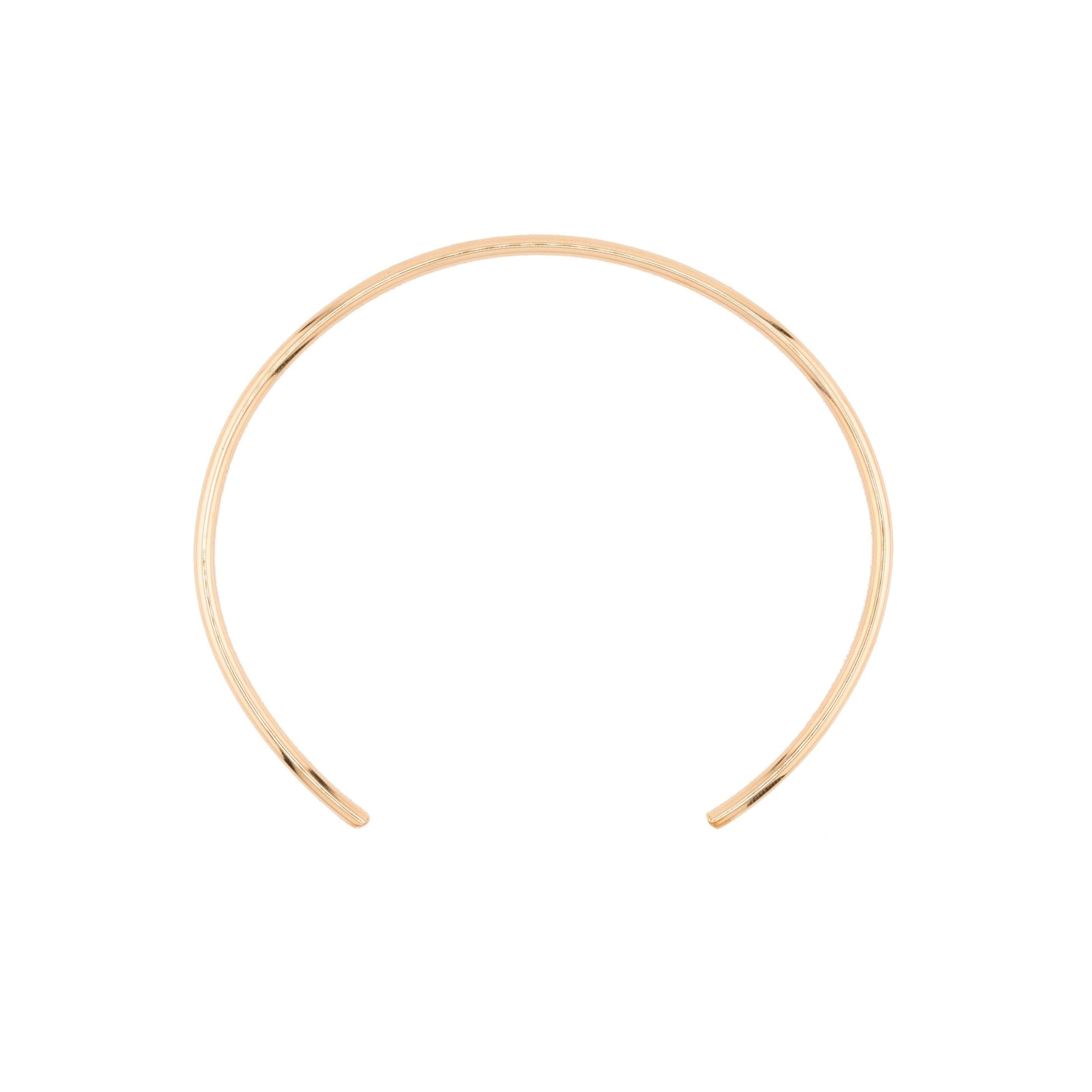 Cuff gold filled adjustable Bracelet by Becket & Quill, handmade in Los Angeles