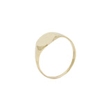 Signet Ring by Becket & Quill, handmade in Los Angeles - worn close-up