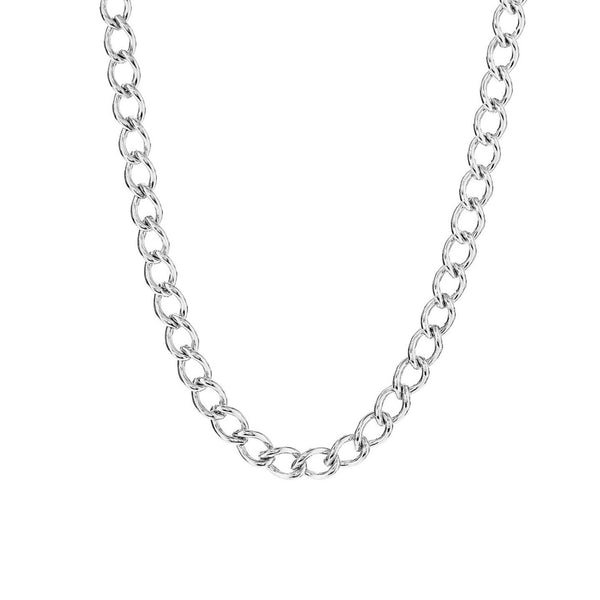 Curb Link Necklace- Sterling Silver