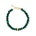 Chunky Malachite Beaded Bracelet by Becket & Quill, handmade in Los Angeles
