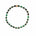 Malachite and gold filled bead Stretch Bracelet by Becket & Quill, handmade in Los Angeles