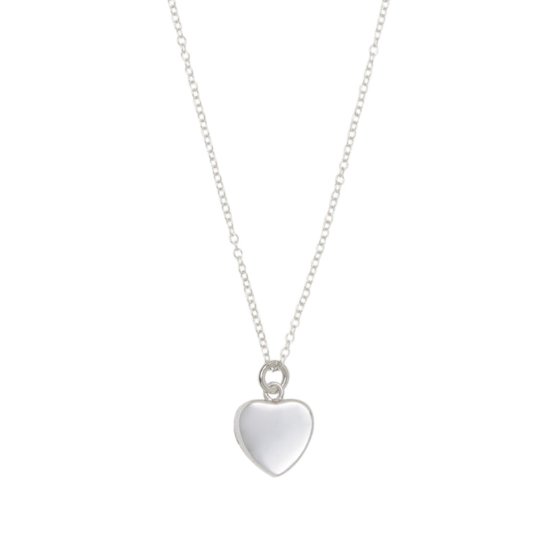 White Gold heart necklace