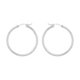 Large silver tube  Hoops