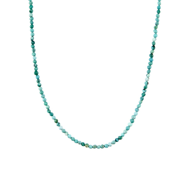 Petite Turquoise Bead Necklace