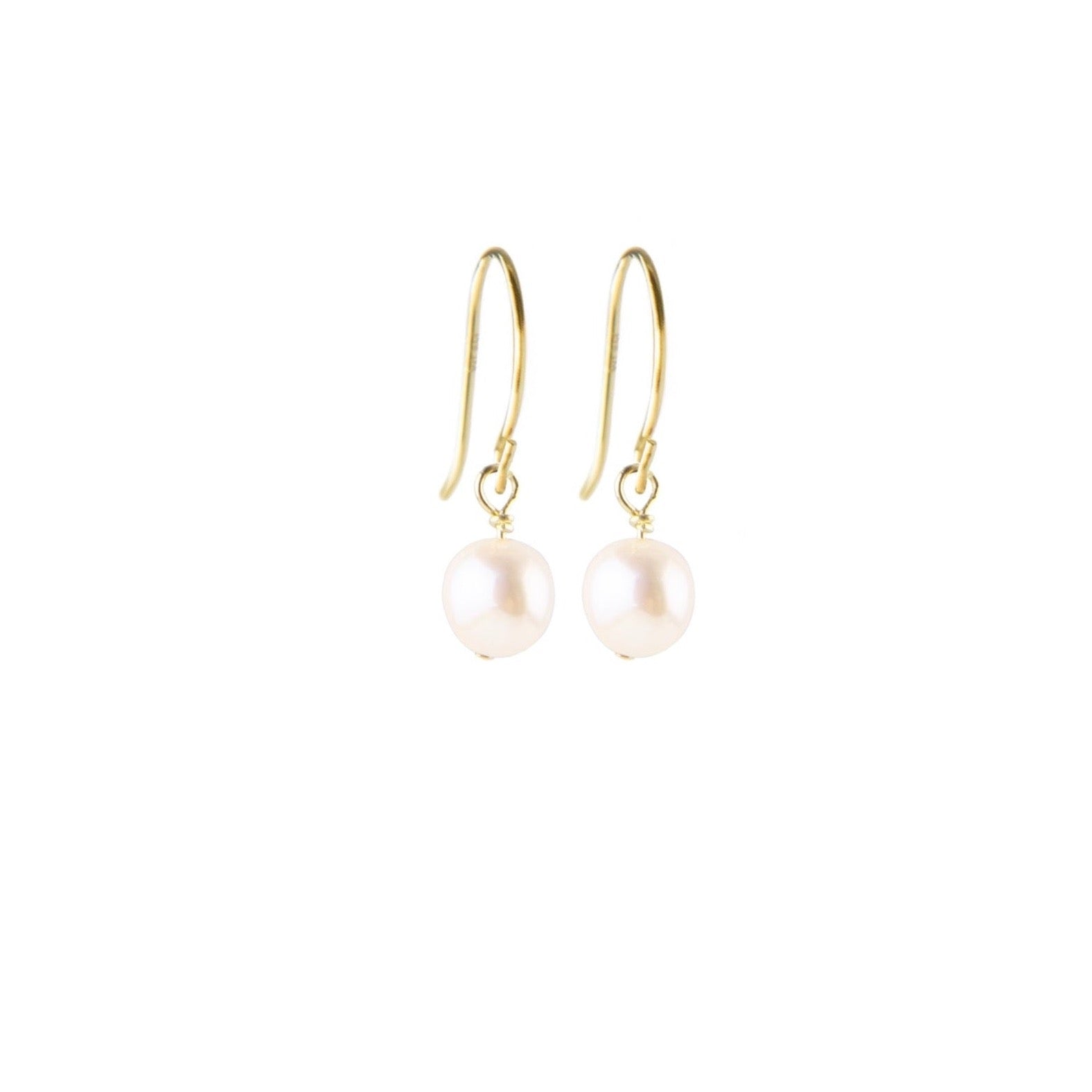 Small Freshwater Pearl Drop Earrings – Becket and Quill