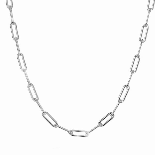 Chunky Link Necklace - Sterling Silver