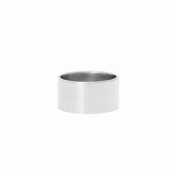 Wide Band Ring - Sterling Silver